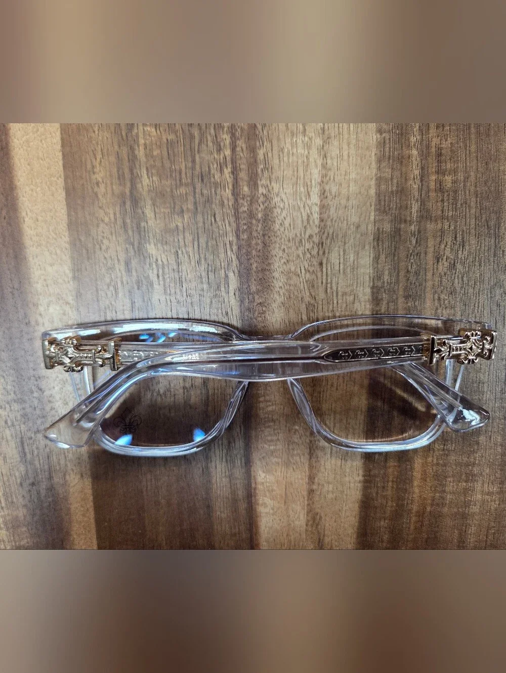 Clear UNISEX Chrome Hearts Eyeglasses Frames - Transparent Style